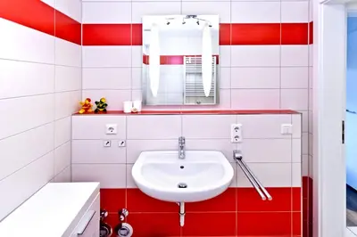 Ein Badezimmer in der Unterkunft Ruge Bries, RB11