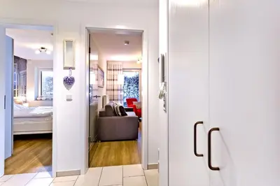 Ein Bett oder Betten in einem Zimmer der Unterkunft Ruge Bries, RB11