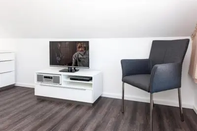TV/Unterhaltungsangebot in der Unterkunft Duhner Brandung, B8