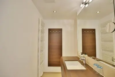 Ein Badezimmer in der Unterkunft Duhner Strandhus, S208