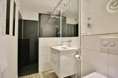 Ein Badezimmer in der Unterkunft Hohe Worth, H12