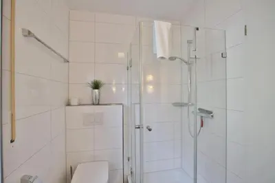 Ein Badezimmer in der Unterkunft Dunamar, DM1