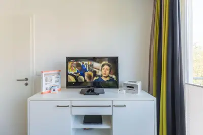 TV/Unterhaltungsangebot in der Unterkunft Duhner Strandhus, S210