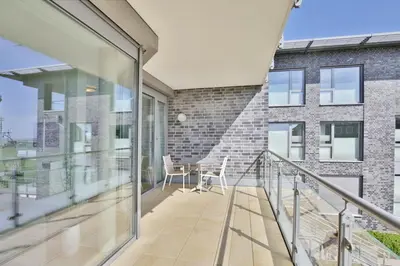 Ein Balkon oder eine Terrasse in der Unterkunft Alte Liebe, RA207