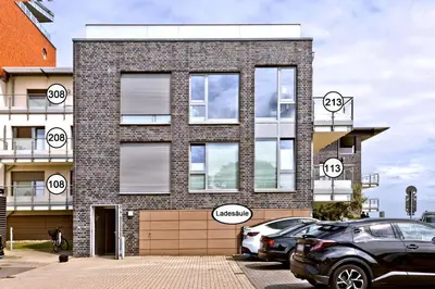 Das Gebäude in dem sich die Ferienwohnung befindet