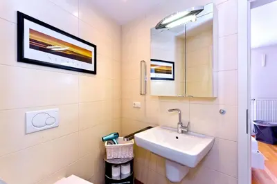 Ein Badezimmer in der Unterkunft Höpckestraße, HS4