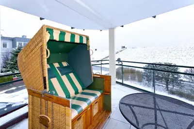 Ein Balkon oder eine Terrasse in der Unterkunft Höpckestraße, HS4