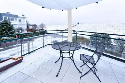 Ein Balkon oder eine Terrasse in der Unterkunft Höpckestraße, HS4