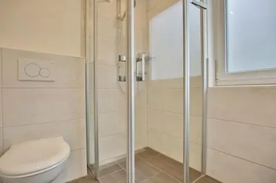 Ein Badezimmer in der Unterkunft Meine See, MS2