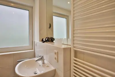 Ein Badezimmer in der Unterkunft Meine See, MS2