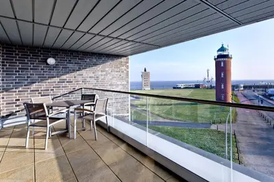 Ein Balkon oder eine Terrasse in der Unterkunft Alte Liebe, RA305