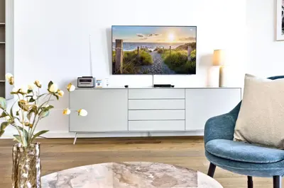 TV/Unterhaltungsangebot in der Unterkunft Residenz am Yachthafen, RY32