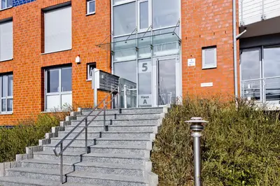 Das Gebäude in dem sich die Ferienwohnung befindet