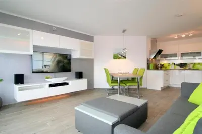 TV/Unterhaltungsangebot in der Unterkunft Admiralsgarten, AG8b