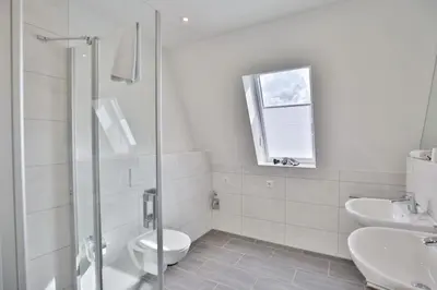 Ein Badezimmer in der Unterkunft Meine See, MS8