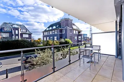 Ein Balkon oder eine Terrasse in der Unterkunft Alte Liebe, RA111