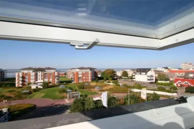 Das Gebäude in dem sich die Ferienwohnung befindet