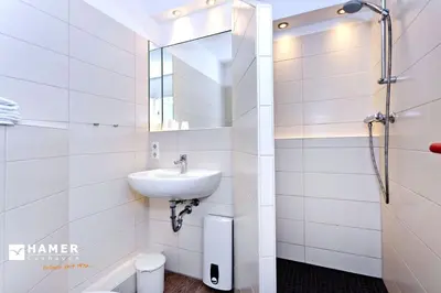 Ein Badezimmer in der Unterkunft Hohe Worth, H404