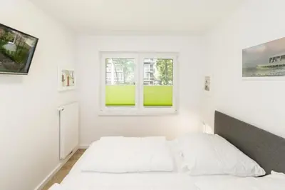 Ein Bett oder Betten in einem Zimmer der Unterkunft Admiralsgarten, AG5s