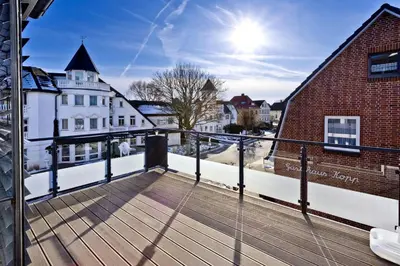 Das Gebäude in dem sich die Ferienwohnung befindet