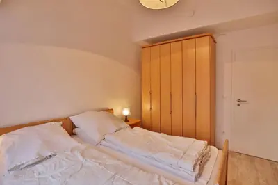 Ein Bett oder Betten in einem Zimmer der Unterkunft Aquaris, AQ8