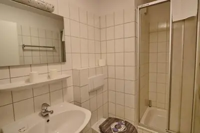 Ein Badezimmer in der Unterkunft Stranddüne, D16