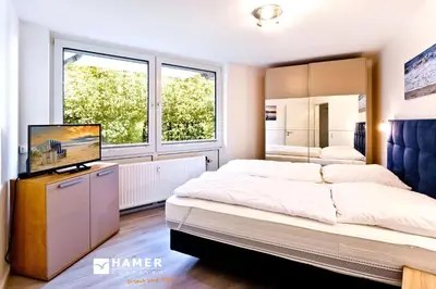 Ein Bett oder Betten in einem Zimmer der Unterkunft Seemöwe, SM3