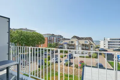 Das Gebäude in dem sich die Ferienwohnung befindet