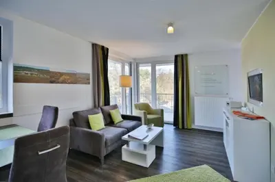 TV/Unterhaltungsangebot in der Unterkunft Duhner Strandhus, S201