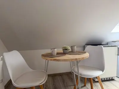 Küche/Küchenzeile in der Unterkunft Apartments Brunsbüttel