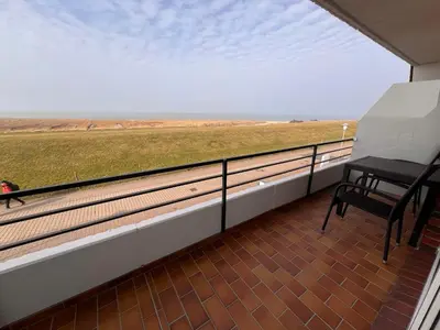 Ein Balkon oder eine Terrasse in der Unterkunft Haus Nige Wark - Ferienwohnungen