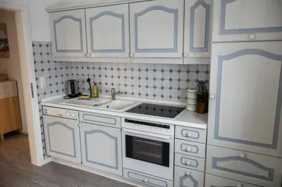 Küche/Küchenzeile in der Unterkunft Neu renoviertes Luxus Penthouse mit Dachterrasse und Parkplatz in Bestlage