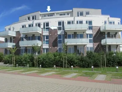 Das Gebäude in dem sich die Ferienwohnung befindet