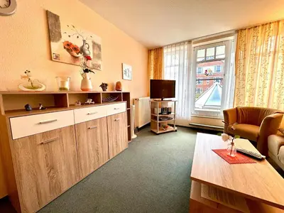 TV/Unterhaltungsangebot in der Unterkunft Ferienwohnung De Diek 105
