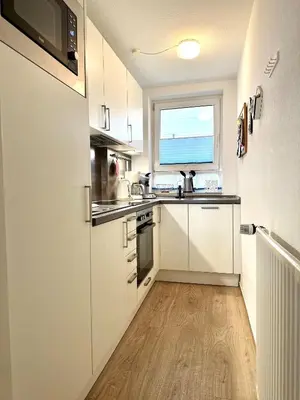 Küche/Küchenzeile in der Unterkunft Ferienwohnung De Draggen