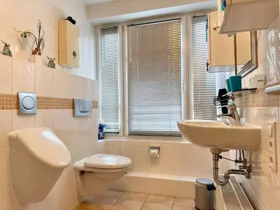 Ein Badezimmer in der Unterkunft Ferienwohnung De Ööster