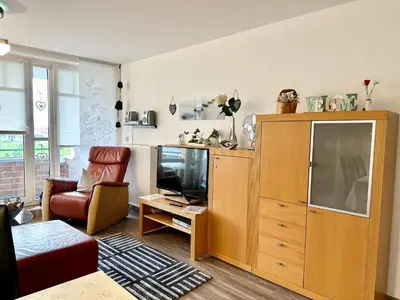 TV/Unterhaltungsangebot in der Unterkunft Ferienwohnung De Ööster
