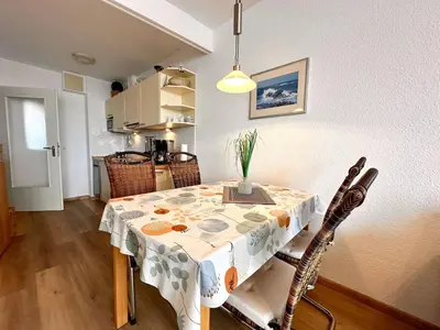 Küche/Küchenzeile in der Unterkunft Ferienwohnung De Grasviol