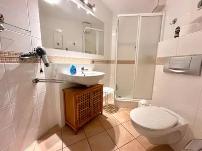 Ein Badezimmer in der Unterkunft Ferienwohnung De Grasviol