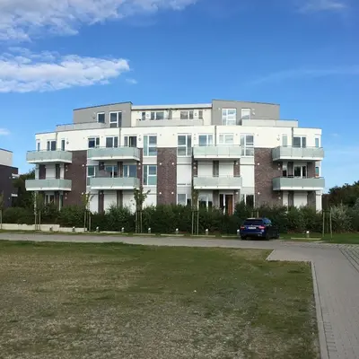 Das Gebäude in dem sich die Ferienwohnung befindet