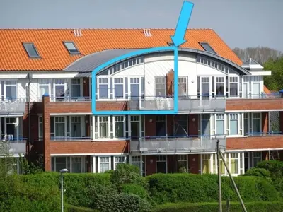 Das Gebäude in dem sich die Ferienwohnung befindet