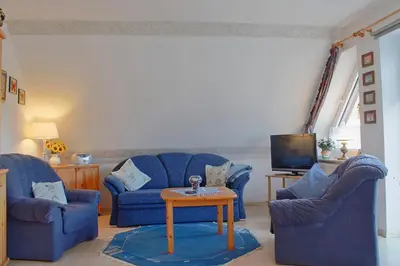 Ein Sitzbereich in der Unterkunft SI30v FeWo Stör