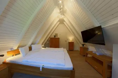 Ein Bett oder Betten in einem Zimmer der Unterkunft SV2 Robbenplate 12