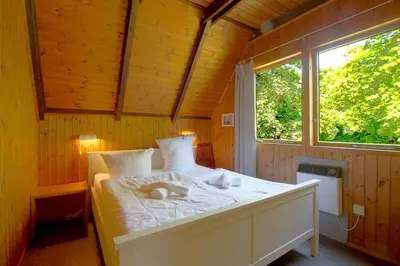 Ein Bett oder Betten in einem Zimmer der Unterkunft SE Opi-Huck-Stroot 13