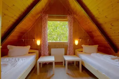 Ein Bett oder Betten in einem Zimmer der Unterkunft SE Opi-Huck-Stroot 13