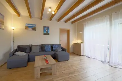 Ein Sitzbereich in der Unterkunft Ferienhaus 