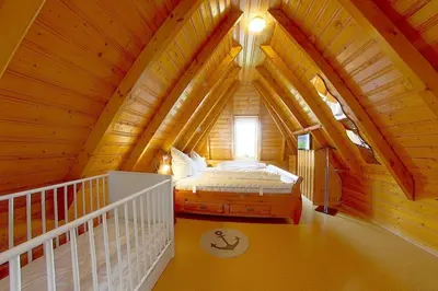 Ein Bett oder Betten in einem Zimmer der Unterkunft SV2 Opi-Huck 29
