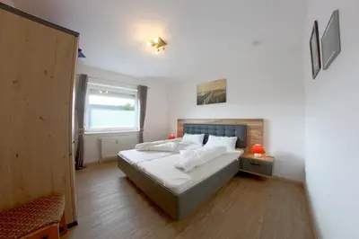 Ein Bett oder Betten in einem Zimmer der Unterkunft MU32a Terrassenwohnung