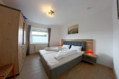 Ein Bett oder Betten in einem Zimmer der Unterkunft MU32a Terrassenwohnung