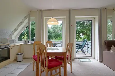 Ein Sitzbereich in der Unterkunft SI30-h FeWo Delphin